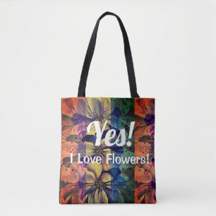 Tote Bag Fleurs Enthousiasme Delphinium Jardinage