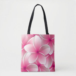 Tote Bag Fleurs frangipaniennes lumineuses