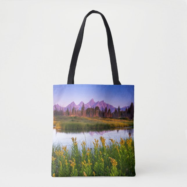 Tote Bag Fleurs | Grand Teton National Park, Wyoming (Devant)