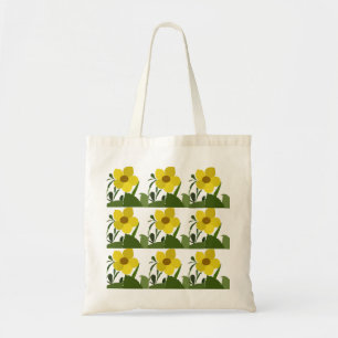 Tote Bag Fleurs Jaunes Élégant Floral