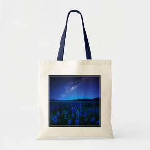Tote Bag Fleurs   Lupines fleurissant à Night Lake Tekapo