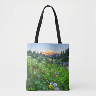 Tote Bag Fleurs Parc national du Mont Rainier
