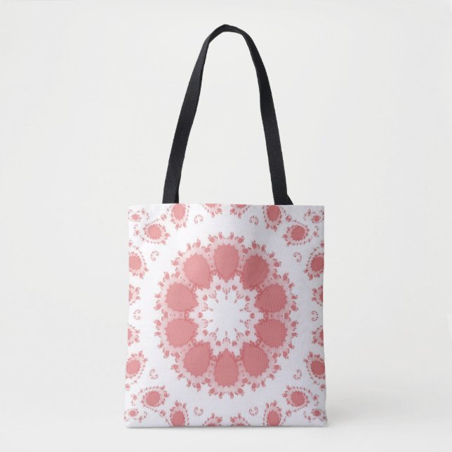 Tote Bag Fleurs roses (Devant)
