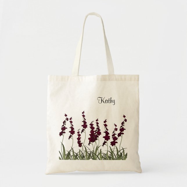 Tote Bag Fleurs rouges (Devant)