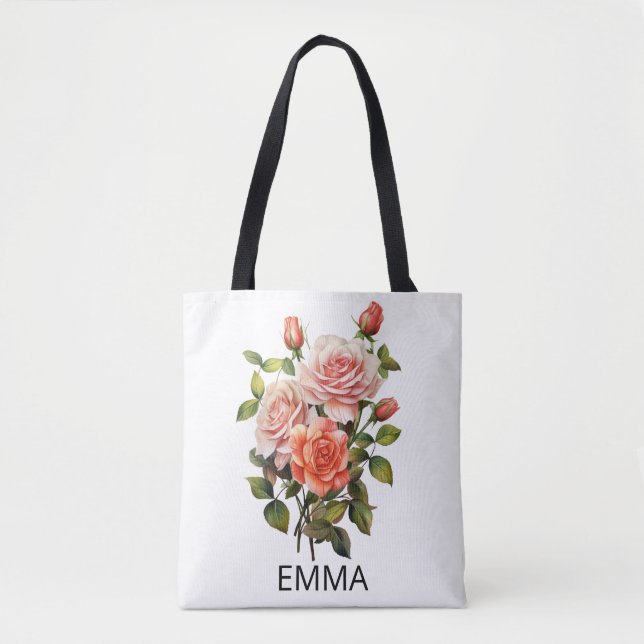 Tote Bag Fleurs sur mesure (Devant)