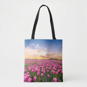 Tote Bag Fleurs Tulips Holland Sud, Pays-Bas