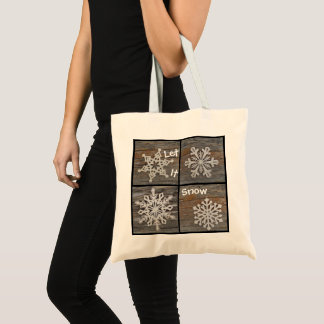 Tote Bag Flocons de neige