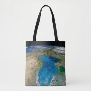 Tote Bag Floraison De Phytoplancton Bleu En Mer Noire