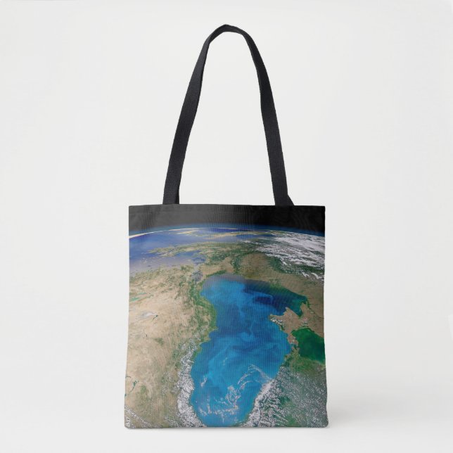 Tote Bag Floraison De Phytoplancton Bleu En Mer Noire (Devant)