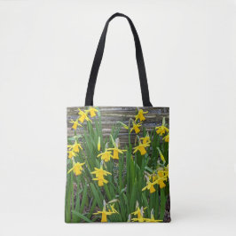 Tote Bag Floral de jonquilles jaunes