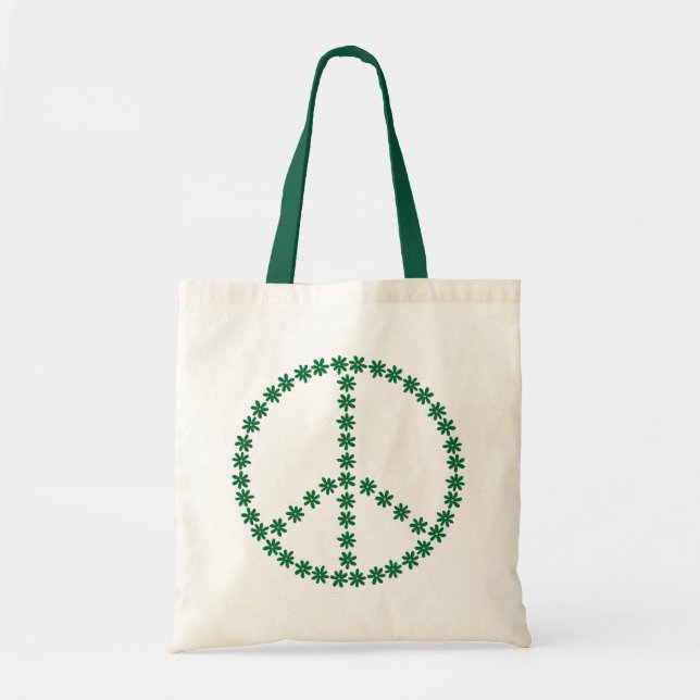 Tote Bag Floral de la paix (Devant)