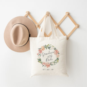 Tote Bag Floral du milieu de l'été Grand-mère de l'épouse