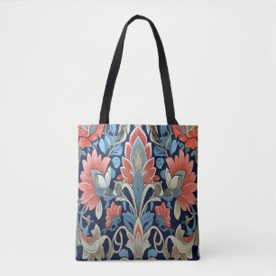 Tote Bag Floral Elegance motif par Ratti_Creative_Arts