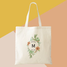 Floral Peach cadeau d'anniversaire personnalisé |