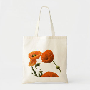 Tote Bag Floral Poppy Flower Mariages Bridesmaid Cadeau Fav