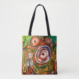 Tote Bag Flore Abstraite