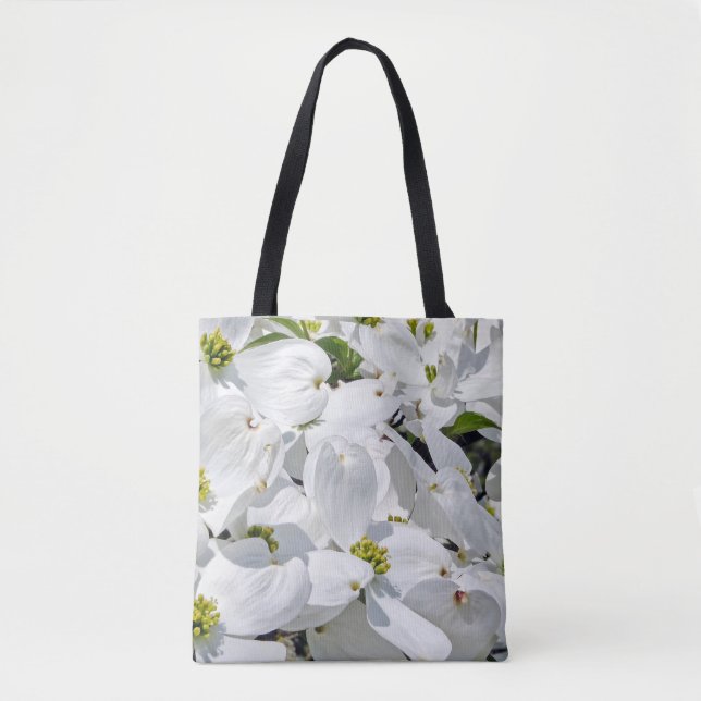 Tote Bag Flores Neutres De Fleurs De Dogflowers De Cornales (Devant)