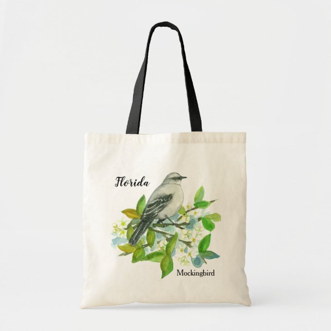 Tote Bag Floride Mockingbird Orange Blossom Épicerie (Devant)