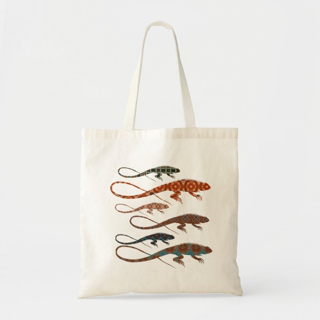 Tote Bag Florillas Lizards (Devant)