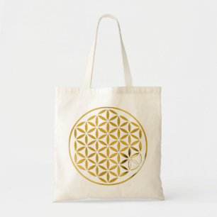 Tote Bag Flower Of Life 1 - Timbre Or