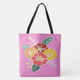 Tote Bag Flower Power #9
