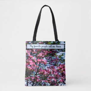 Tote Bag Flower rose Dogwood arbre cadeau pour elle