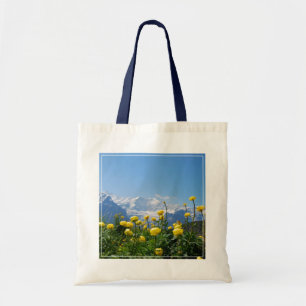 Tote Bag Flowers (homonymie)   Eiger Monch Swiss Alps