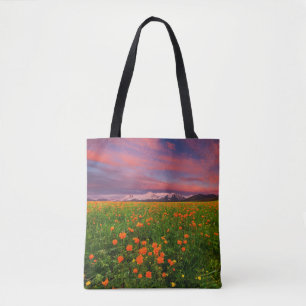 Tote Bag Flowers (homonymie)   Fayot Field Snowcapped Mount