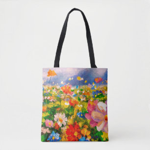 Tote Bag Flowers paintings monet painting claude impression