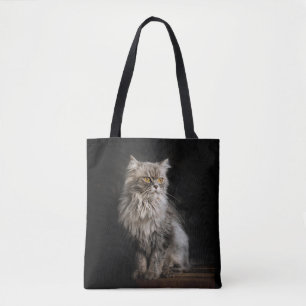 Tote Bag Fluffy Gris