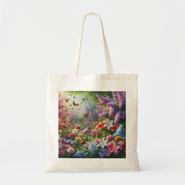 Tote Bag Fluttant Floral (Devant)