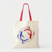 Flux martial abstrait Yin Yang art martial