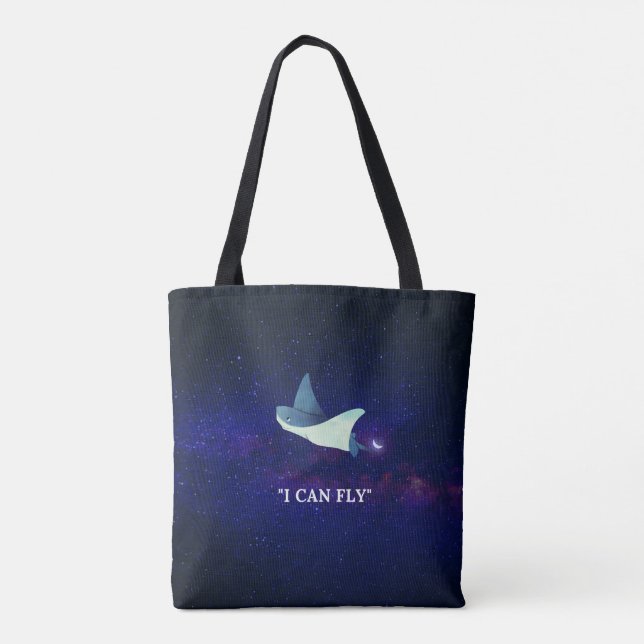 Tote Bag Flying Stingray (Dos)
