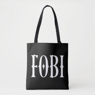 Tote Bag FOBI Peur d'être inclus Humour foncé gothique