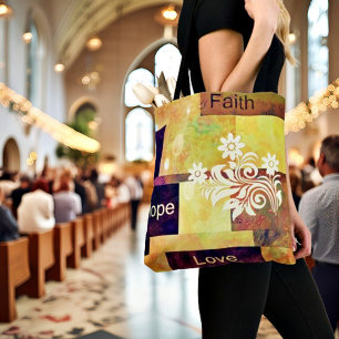 Tote Bag Foi Espoir Amour