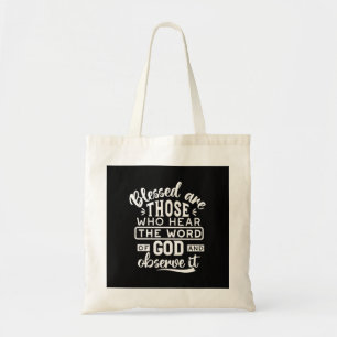 Tote Bag Foi et obéissance – Écriture inspirante