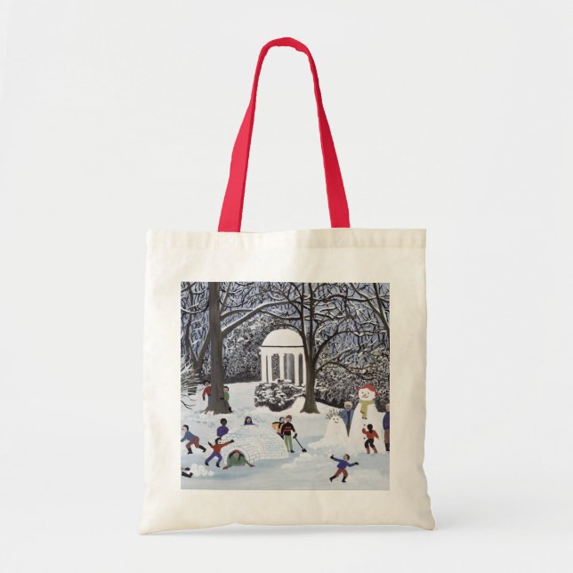Tote Bag Folies de neige (Devant)