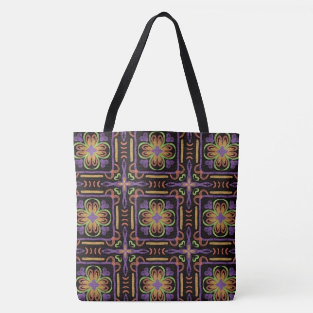 Tote Bag Folklore de Carnaval de Minuit (Devant)