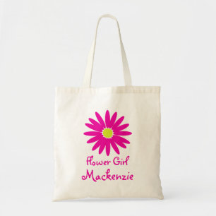 Tote Bag Foncé rose avec texte personnalisable
