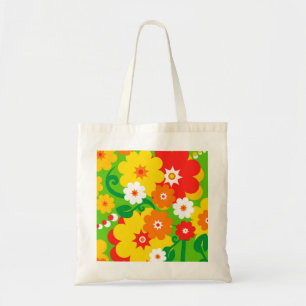 Tote Bag Fond d'écran Funky Flower Power