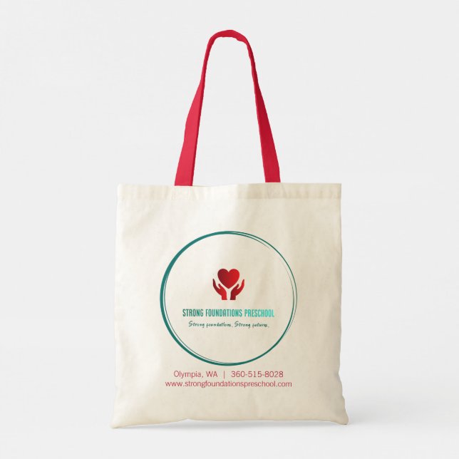 Tote Bag Fondations fortes Fourre-tout de base (Dos)
