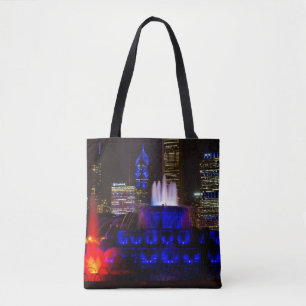Tote Bag Fontaine Blue Buckingham