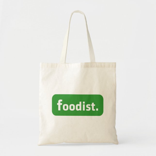 Tote Bag Foodiste. (Devant)
