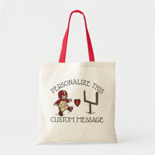 Tote Bag Football Kick Heart
