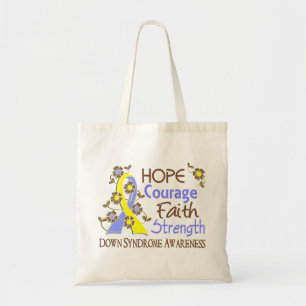 Tote Bag Force 3 syndrome de Down de foi de courage