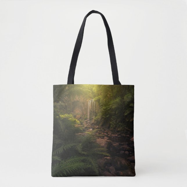 Tote Bag Forêt | Cascade Sunlight Highlights (Devant)
