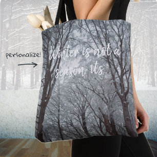 Tote Bag Forêt d'hiver de Foggy