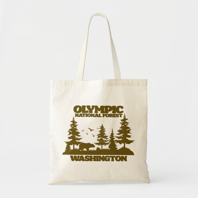 Tote Bag Forêt nationale olympique (Devant)