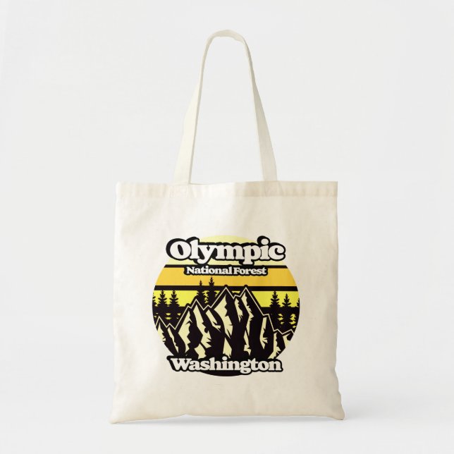 Tote Bag Forêt nationale olympique, Washington (Devant)