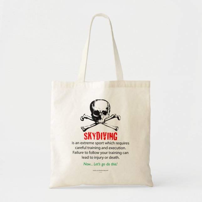 Tote Bag Formation de parachutisme (Devant)